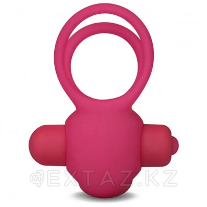 Эрекционное виброкольцо Power DUO clit cockring, розовый от sex shop Extaz