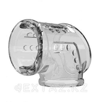 Насадка на пенис и мошонку Pretty love, прозрачная от sex shop Extaz фото 2