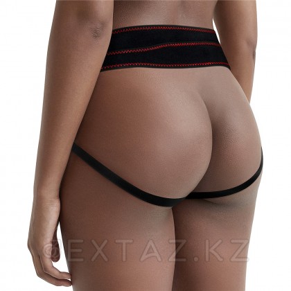 Страпон на трусиках Ingen (20*4 см.) в чёрном цвете от sex shop Extaz фото 7