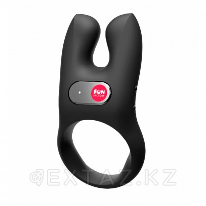 Эрекционное кольцо с вибрацией Nōs от Fun Factory, черное от sex shop Extaz фото 4