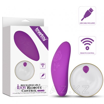 Минивибратор с пультом управления Clitoral Vibe Purple от sex shop Extaz