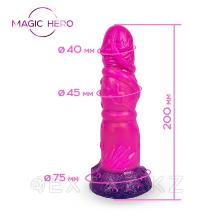 Фаллоимитатор Magic Hero (17,5×4,8 см) розовый от sex shop Extaz фото 2
