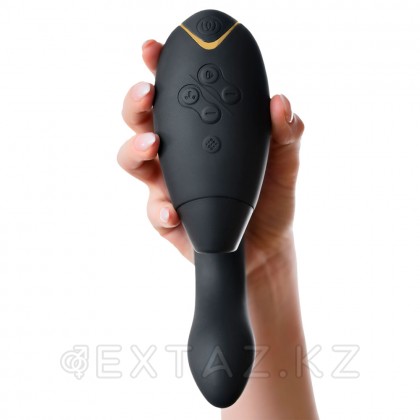 Бесконтактный клиторальный стимулятор Womanizer Duo 2, черный от sex shop Extaz фото 5