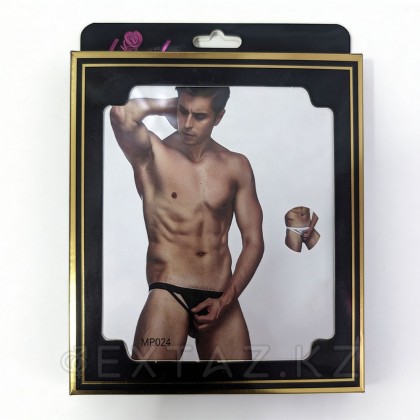 Стринги T-Back белые  мужские (размер XS-M) от sex shop Extaz фото 2