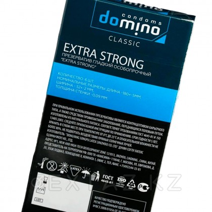 Презервативы DOMINO CLASSIC Extra Strong, особопрочные, 6 шт от sex shop Extaz фото 3