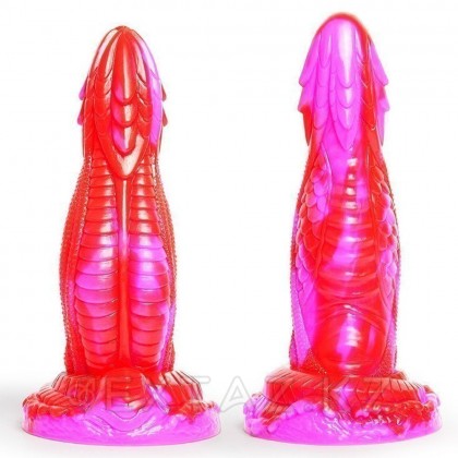 Фаллоимитатор Magic Hero (19×5,4 см) розово-красный от sex shop Extaz фото 4