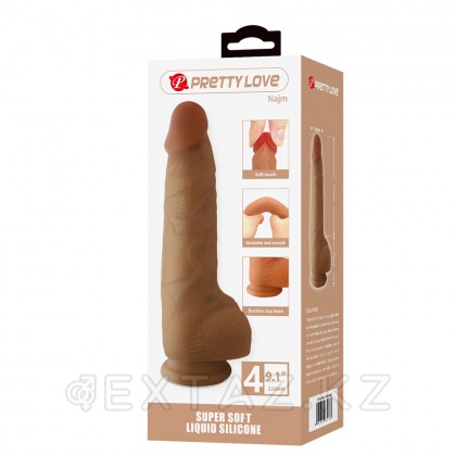 Реалистичный фаллоимитатор на присоске Najm (23,2*5,5 см) от sex shop Extaz фото 8