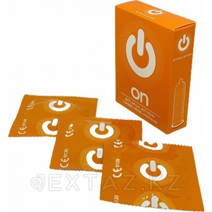 Презервативы ON № 3 Stimulation - с точками (ширина 54 мм) от sex shop Extaz фото 2
