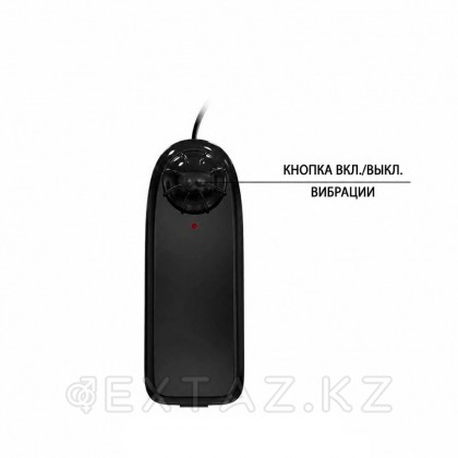 Фаллоимитатор с вибрацией и имитацией семяизвержения (19,3×4,3 см) от sex shop Extaz фото 5