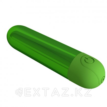 Перезаряжаемая вибропуля «Pretty Love Kiwi» зелёная от sex shop Extaz фото 3