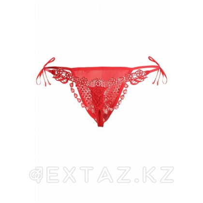 Сексуальные ажурные стринги, красные от sex shop Extaz фото 2