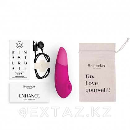Бесконтактный клиторальный стимулятор Womanizer Enhance Vibrant Pink от sex shop Extaz фото 7