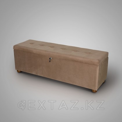 Мягкий диван-софа с полостью для хранения секс куклы бежевый от sex shop Extaz