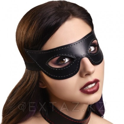 Открытая маска из натуральной кожи, острая - extaz.kz фото 2 Открытая маска из натуральной кожи, острая от sex shop Extaz фото 2