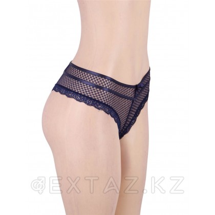 Трусики танга Ladies синие  (размер XL-2XL) от sex shop Extaz фото 2