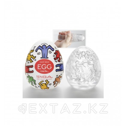 TENGA&Keith Haring Egg Мастурбатор яйцо Dance от sex shop Extaz фото 3