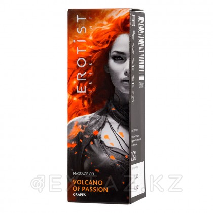 Гель Erotist с эффектом вибрации VOLCANO OF PASSION со вкусом винограда 25 мл от sex shop Extaz фото 6