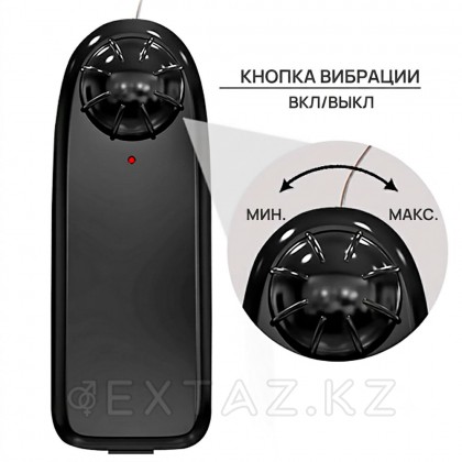 Вибратор реалистик с ротацией на присоске от sex shop Extaz фото 6