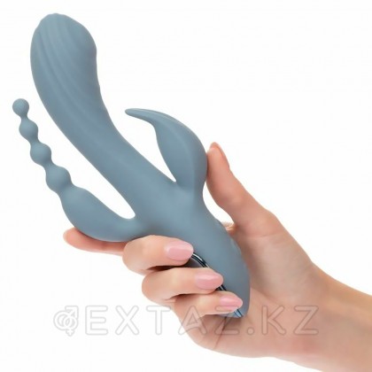 Вибратор тройного действия CalExotics III Triple Ecstasy, 11.5 см x 3.75 см от sex shop Extaz фото 3