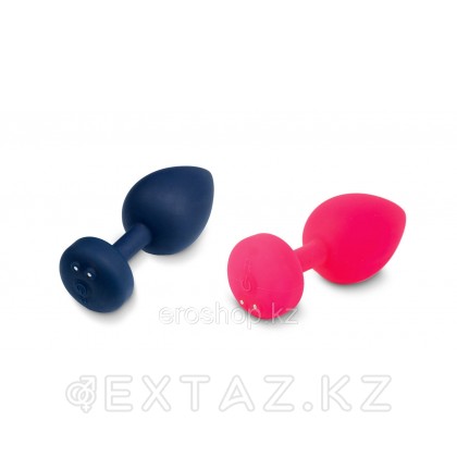 Большая дизайнерская анальная пробка с вибрацией Fun Toys Gplug от sex shop Extaz