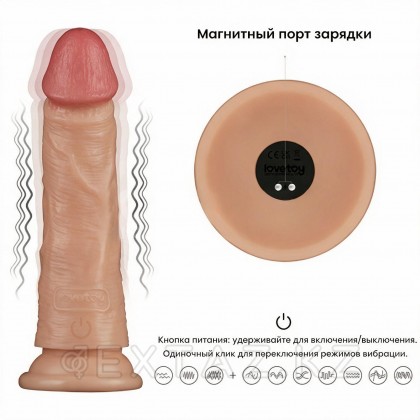 Страпон с вибрацией Ingen 8 (пояс+дилдо) XS/S/M от sex shop Extaz фото 3