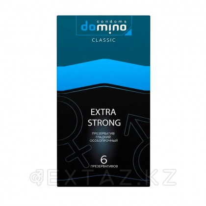 Презервативы DOMINO CLASSIC Extra Strong, особопрочные, 6 шт от sex shop Extaz