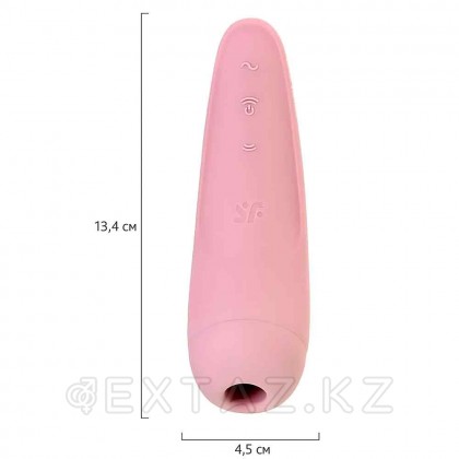 Вакуумный клиторальный стимулятор Satisfyer Curvy 2+ (розовый) от sex shop Extaz фото 8