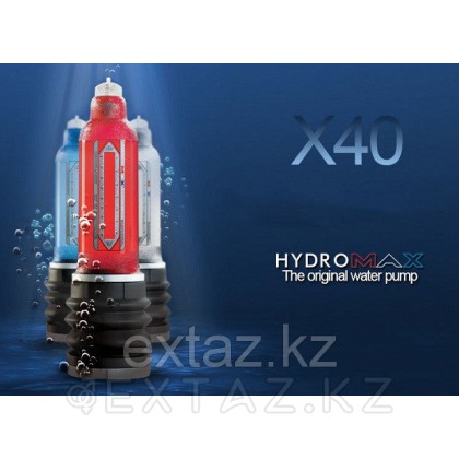 Гидропомпа Bathmate HYDROMAX X40 AQUA синяя от sex shop Extaz фото 3