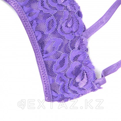 Стринги с доступом Purple Bow (М) от sex shop Extaz фото 3