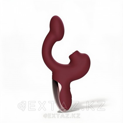 Вибратор с двойной стимуляцией Magic Ponder бордовый от Magic Motion от sex shop Extaz