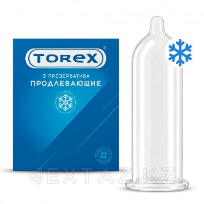 Презервативы продлевающие с анестетиком TOREX 3 шт от sex shop Extaz