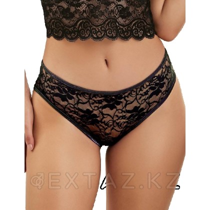 Кружевные трусики с доступом, черные, XS-S от sex shop Extaz