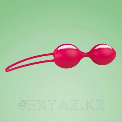 Вагинальные шарики Fun factory SMARTBALLS DUO, красно-белые от sex shop Extaz фото 2
