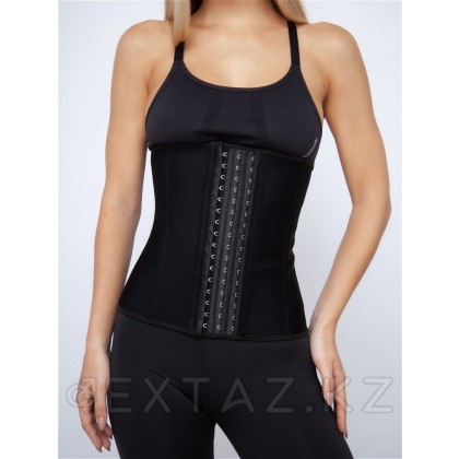 Эластичный утягивающий чёрный корсет под грудь, размер XL от sex shop Extaz фото 7