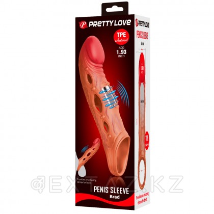 Насадка с вибрацей Brad, 21,3 см от sex shop Extaz фото 7