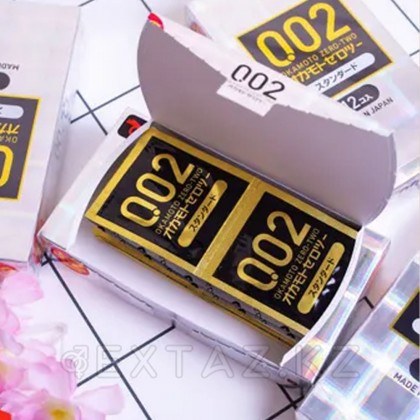 Презервативы ультратонкие Okamoto 0.02 L-size 12 шт. от sex shop Extaz фото 2
