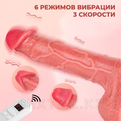 Реалистичный вибратор с фрикциями Baird от sex shop Extaz фото 3