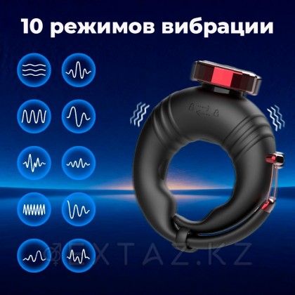 Эрекционное виброкольцо с управлением через приложение от sex shop Extaz фото 3