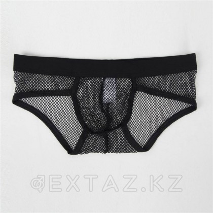 Плавки мужские черные в сетку (размер M) от sex shop Extaz фото 5