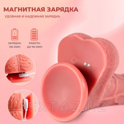 Реалистичный вибратор с фрикциями Baird от sex shop Extaz фото 5