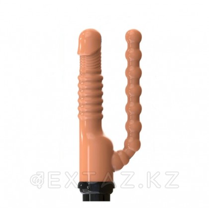 Сменная двойная насадка для секс-машины в сумочке со стразами 18 см от sex shop Extaz