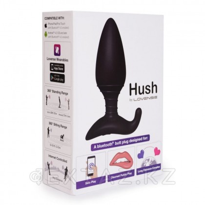 Анальная пробка со смарт-приложением Lovense Hush первого поколения (средняя 44,5*120мм) от sex shop Extaz фото 6