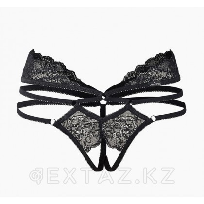 Кружевные трусики с доступом и высокой талией Easy to love, S/M, 42-44 от sex shop Extaz фото 3