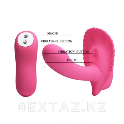 Клиторальный стимулятор с вагинальным плагом от sex shop Extaz фото 9