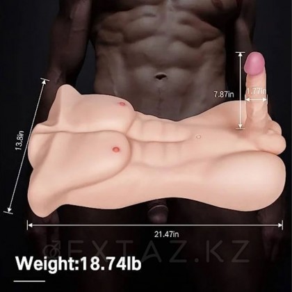 Спортивное мужское тело с фаллоимитатором (8,5 кг.) от sex shop Extaz фото 7