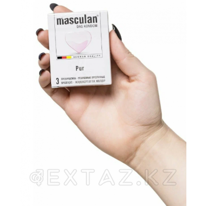 Презерватив Masculan  PUR № 3 (ПУР утонченные прозрачные) от sex shop Extaz фото 2
