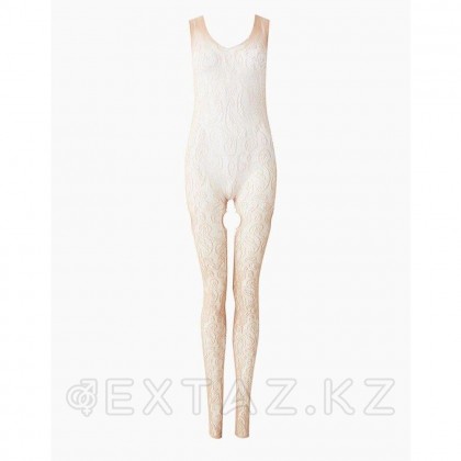 Боди-комбинезон бежевый с разрезами на бедрах (Impulse) (S-L) от sex shop Extaz фото 5