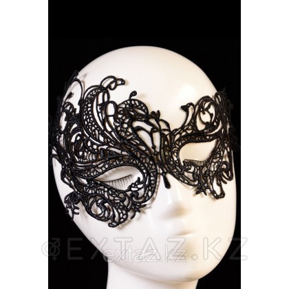 Кружевная черная маска для ролевых игр от sex shop Extaz фото 2
