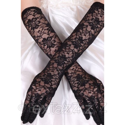 Перчатки кружевные длинные  от sex shop Extaz