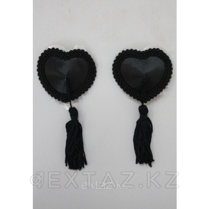 Пэстисы - черные сердечки от sex shop Extaz